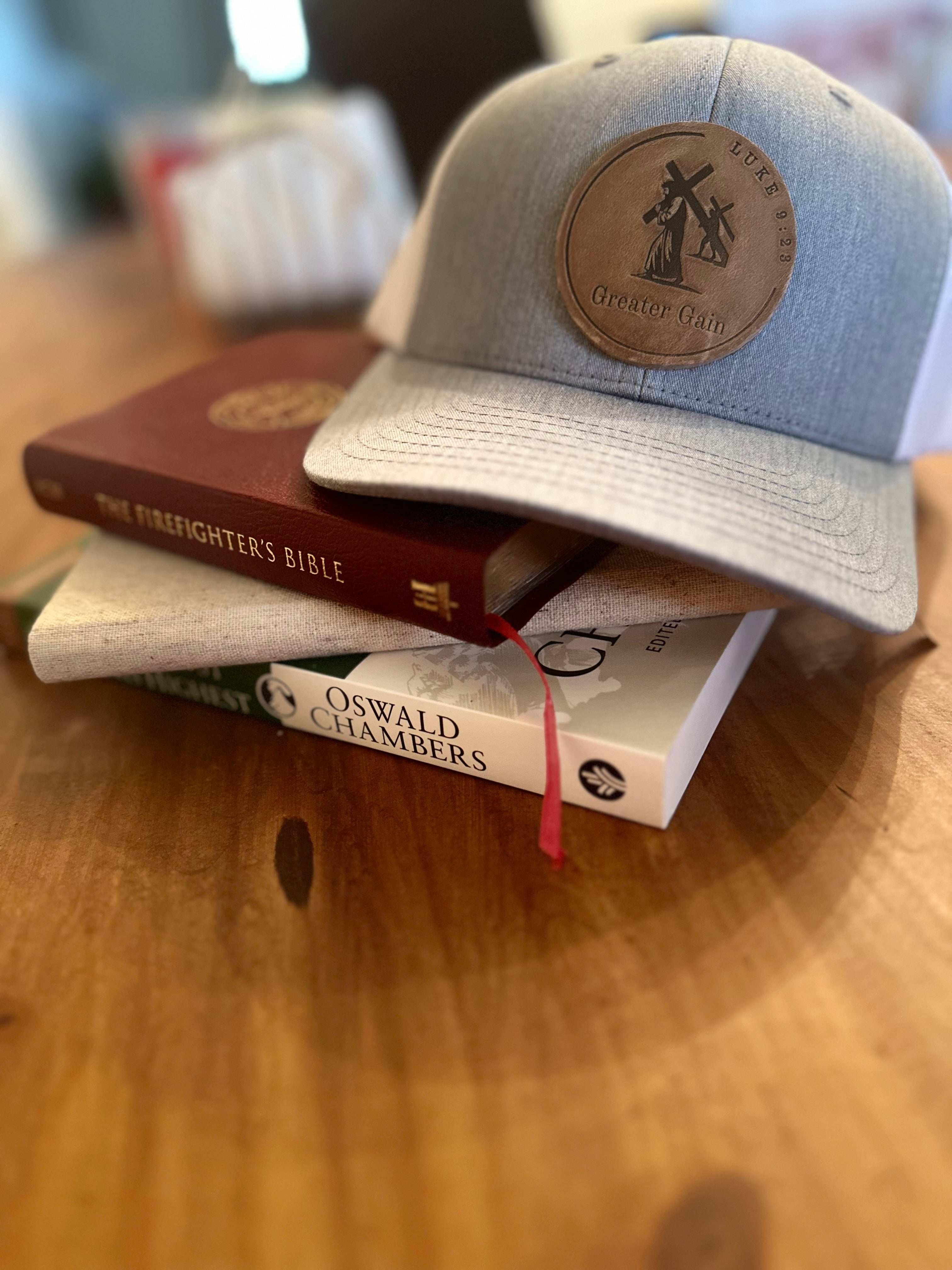 Heather Grey/White Retro Trucker Mesh Hat