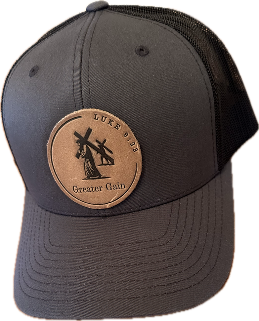 Charcoal/Black Retro Trucker Mesh Hat