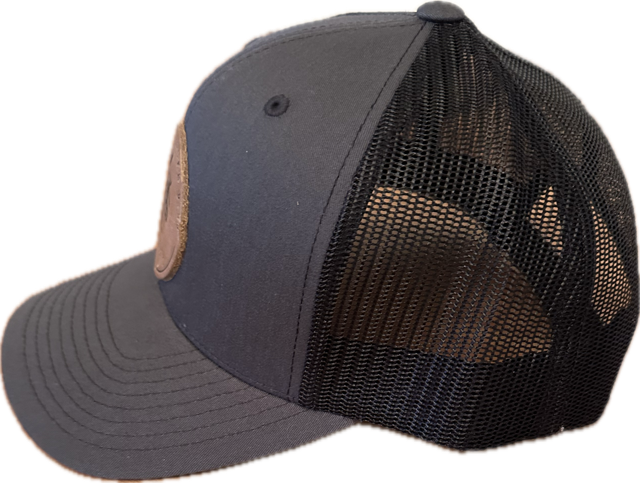 Charcoal/Black Retro Trucker Mesh Hat